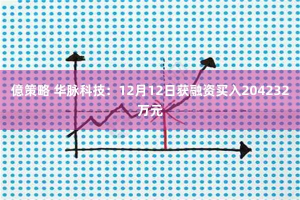 億策略 华脉科技：12月12日获融资买入204232万元